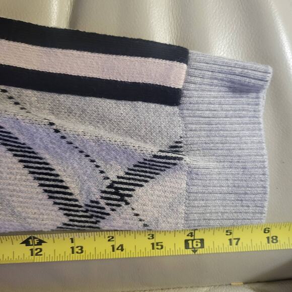 Charter Club Mens Cotton Blend Pullover Multi Gray Sweater Size L Good Quality - Picture 9 of 9